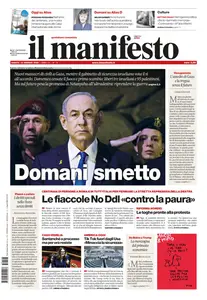 il Manifesto - 18 Gennaio 2025