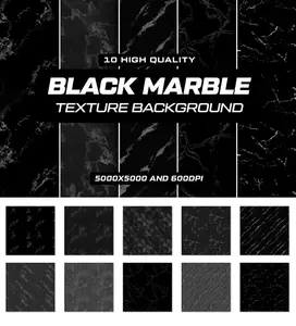 EE - 10 Black Marble Texture Background KA4KWX2