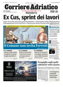 Corriere Adriatico Macerata - 9 Ottobre 2025