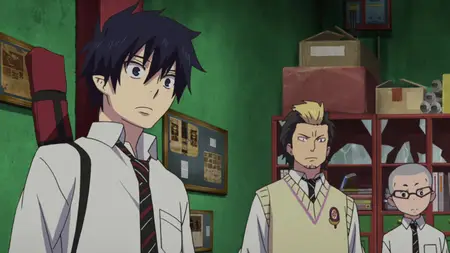 Blue Exorcist (2011) - S01E07 A Flock of Plovers -UltraRemux