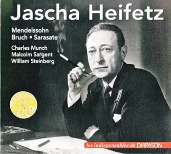 Jascha Heifetz - Mendelssohn, Bruch, Sarasate (Les indispensables de Diapason) (2024)