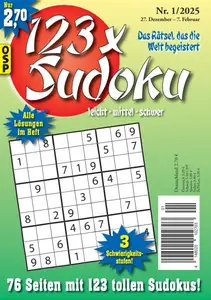 123 x Sudoku - Nr.1 2025