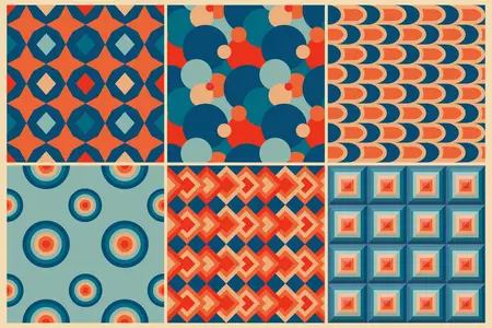 EE - Vintage Geometrical Patterns Pack GZH7MX9