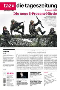 taz die tageszeitung  - 09 Januar 2025