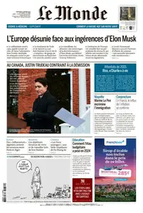 Le Monde du Mercredi 8 Janvier 2025