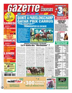 La Gazette des Courses - 14 Septembre 2024