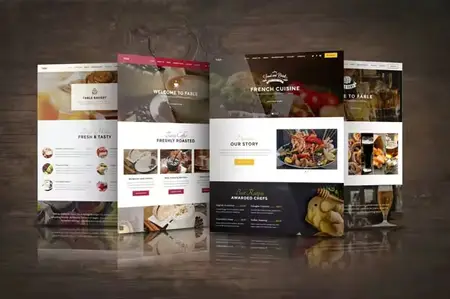Fable - Bakery   Coffee   Pub   Restaurant Website HTML Template