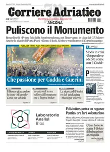 Corriere Adriatico Ancona - 12 Settembre 2024