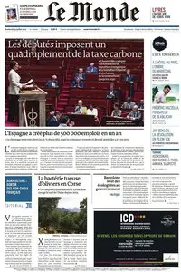 Le Monde du Vendredi 24 Juillet 2015