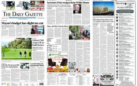 The Daily Gazette – September 30, 2017
