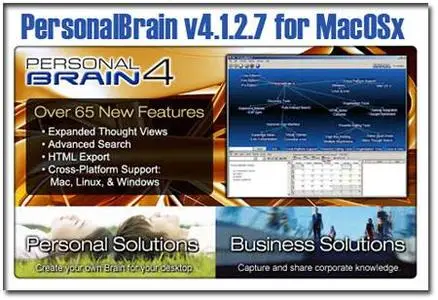 TheBrain Technologies PersonalBrain v4.1.2.7 for MacOSx 