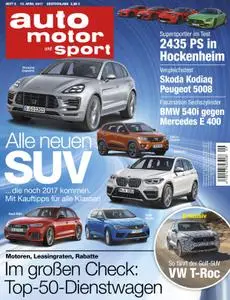 Auto Motor und Sport – 13. April 2017