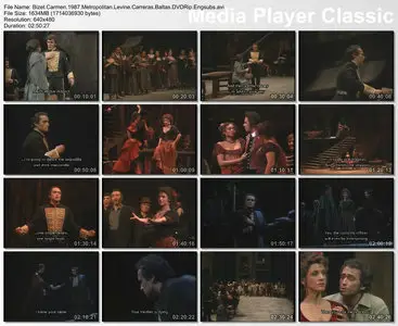 Bizet: Carmen (Levine, Baltsa, Carreras, Metropolitan Opera.1987)