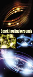 Sparkling Backgrounds Vector 
