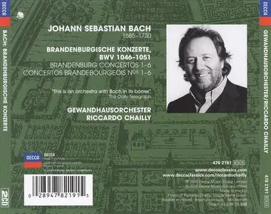 Riccardo Chailly, Gewandhaus Orchestra - Johann Sebastian Bach: Brandenburgische Konzerte / Brandenburg Concertos (2010)