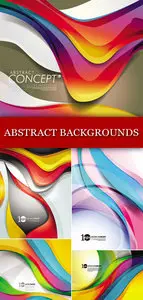 Abstract Color Backgrounds Vector 5