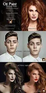 CreativeMarket - Oil Paint Photoshop Action