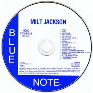 Milt Jackson - Milt Jackson (1952) {Blue Note Japan SHM-CD TYCJ-81022 rel 2013} (24-192 remaster)