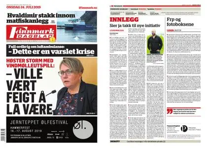 Finnmark Dagblad – 24. juli 2019