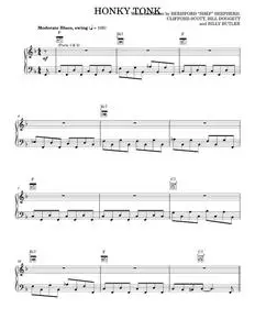 Honky tonk - The Ventures (Piano-Vocal-Guitar)