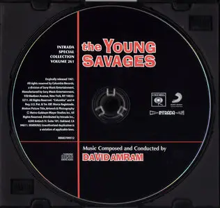 David Amram - The Young Savages: Original Motion Picture Soundtrack (1961) Intrada Limited Edition 2014