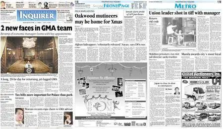 Philippine Daily Inquirer – November 27, 2004