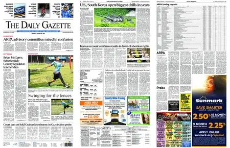 The Daily Gazette – August 22, 2022