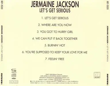 Jermaine Jackson - Let's Get Serious (1980) [2012, Japan] {SHM-CD}
