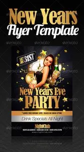 GraphicRiver New Years Party Flyer