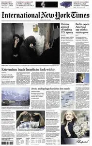 International New York Times - Friday 11 July 2014
