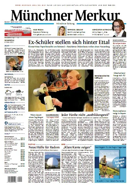 Münchner Merkur vom 2. März 2010 + 3. März 2010 + 4. März 2010 + 5. März 2010