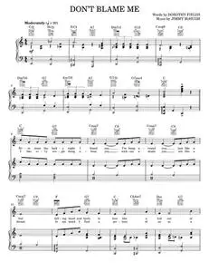 Don't Blame Me - Dorothy Fields (Piano-Vocal-Guitar)