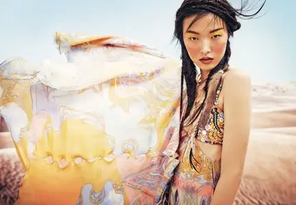 Tian Yi by Jem Mitchell for Vogue China March 2015