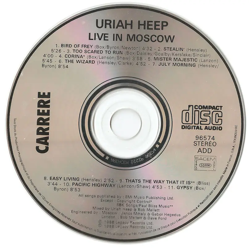 Heep flac. Uriah Heep 1986. Uriah Heep 1987. Uriah Heep "Uriah Heep Live". Creedence Clearwater Revival Chronicle: Volume two.