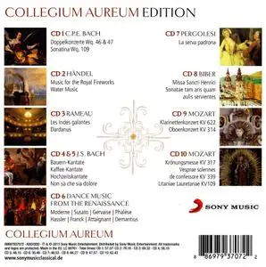 Collegium Aureum Edition: Bach, Handel, Rameau, Pergolesi, Biber, Mozart [10CDs] (2011)