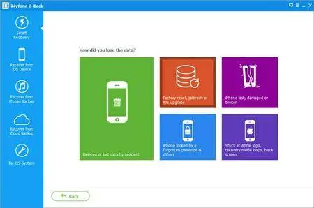 iMyfone D-Back iPhone Data Recovery Expert 3.9.0.0