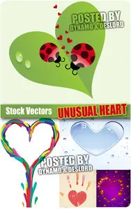 Unusual heart - Stock Vectors