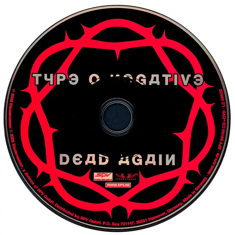 Type O Negative - Dead Again (2007) [2008, CD + DVD Red Edition] / AvaxHome