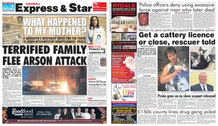 Express and Star Sandwell Edition – November 20, 2018