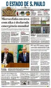 O Estado de São Paulo - 2 de fevereiro de 2016 - Terça