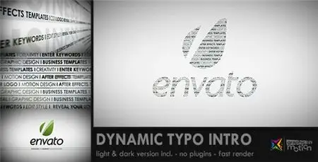 Dynamic Typo Intro - After Effects Project (Videohive)