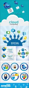Vector - Social network ven