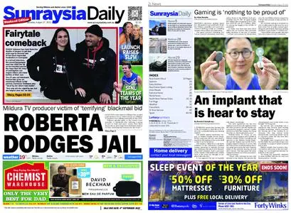 Sunraysia Daily – August 27, 2022