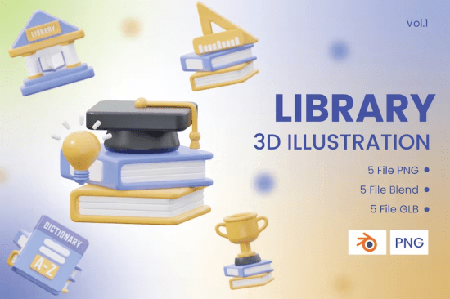 3d Icon Library Vol.1