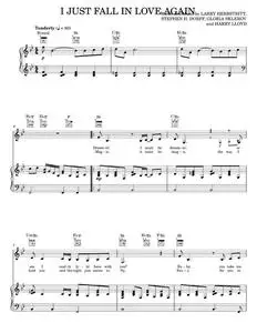 I Just Fall In Love Again - Anne Murray, Carpenters, Steve Dorff (Piano-Vocal-Guitar)