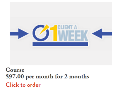 Kevin Wilke & Costas Peppas – 1 Client a Week