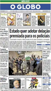Jornal O Globo - 27 de fevereiro de 2011
