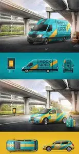 GraphicRiver Van & Car Mock-Ups (2 PSD)