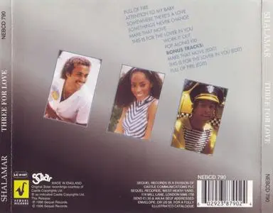 Shalamar - Three For Love (1980) {Solar Records}