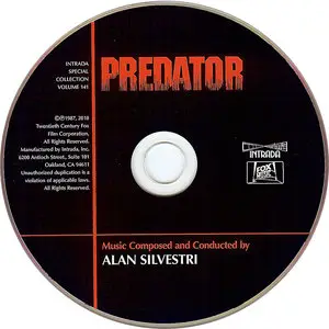 Alan Silvestri - Predator: Original Motion Picture Soundtrack (1987) Intrada Remastered Limited Edition 2010 [Re-Up]